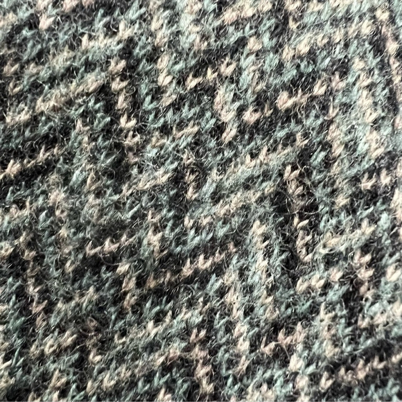 Vintage KANGOL made in Great Britain teal black grey tweed newsboy baker boy cap main image 6